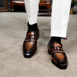 2024 New Bespoke Shoes Men Dress Shoes Party Shoes