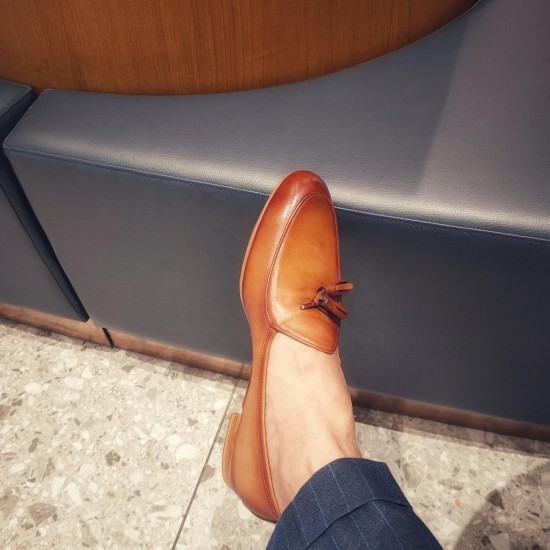 2024 New Bespoke Shoes Men Dress Shoes Classic Shoes