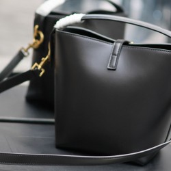 Factory High-end Customized Large Capacity Bucket Tote Women's Shoulder Bags Cowhide Fashion Designer Crossbody Bag Bucket Bags