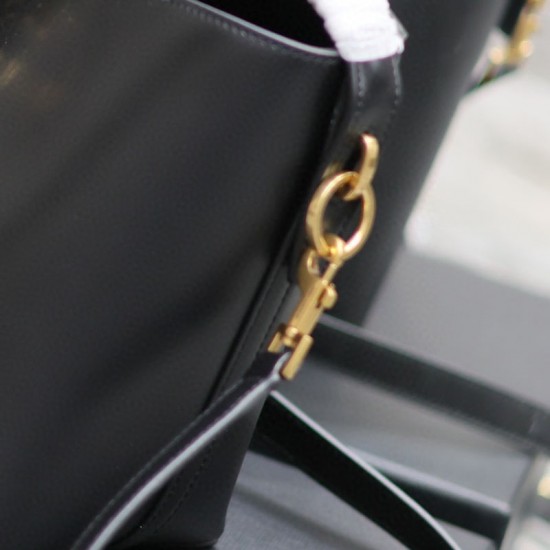 Factory High-end Customized Large Capacity Bucket Tote Women's Shoulder Bags Cowhide Fashion Designer Crossbody Bag Bucket Bags