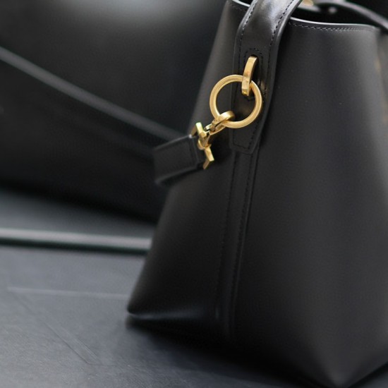 Factory High-end Customized Large Capacity Bucket Tote Women's Shoulder Bags Cowhide Fashion Designer Crossbody Bag Bucket Bags