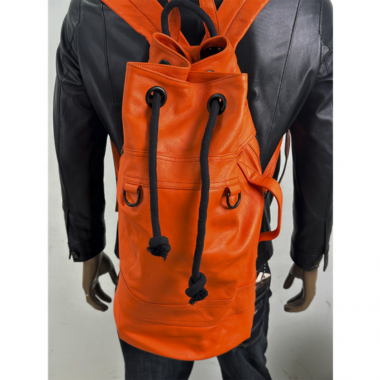 Genuine Top Layer Cowhide Leather Hand Bags High Capacity Duffel Bag  Daily Use Outdoor  Basketball Football Backpack