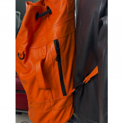 Genuine Top Layer Cowhide Leather Hand Bags High Capacity Duffel Bag  Daily Use Outdoor  Basketball Football Backpack