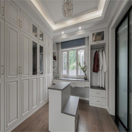 Master Suite Complete Wooden Bedroom Furniture Set Walk in Closet Design for Clothes Cabinet Locker Bedroom Wardrobe