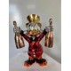 Gold Chrome Plated Donald Duck Resin Statue  Popular Home Art Sculpture Pop Art Sculpture Duck Sculptures Indoor