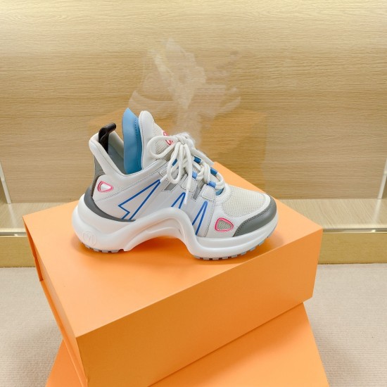 High Top Sneakers Cowhide Craft Retro Basketball Shoes Comfortable Breathable Slow Walk Fitness