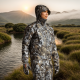 Hunting Printing Three-layers Film Fabric Incinerator Aerolite Jacket Jungle Outdoor Safari Fishing Hunting Clothes