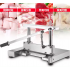 Commercial Vegetable Ribs Small Bone Cutting Long Knife Blade Frozen Meat Flaker Cutting Machine
