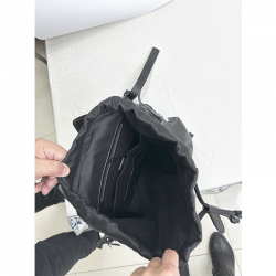 Real Cowhide Leather Sports Drawstring  Large Capacity Gym Bag Men Folding  Backpack Cycling Football Basketball Fitness Handbag