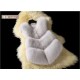 Fox Genuine Fur Vest Women's Winter Gilet Girls Ladies Fashion Fur Waistcoat Coat