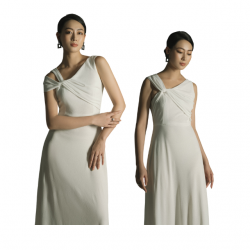 Eira Dress Clothes Women High Quality New Trend Elegant High Fashion Ladies Minimalist Style Maxi Casual Dresses Women