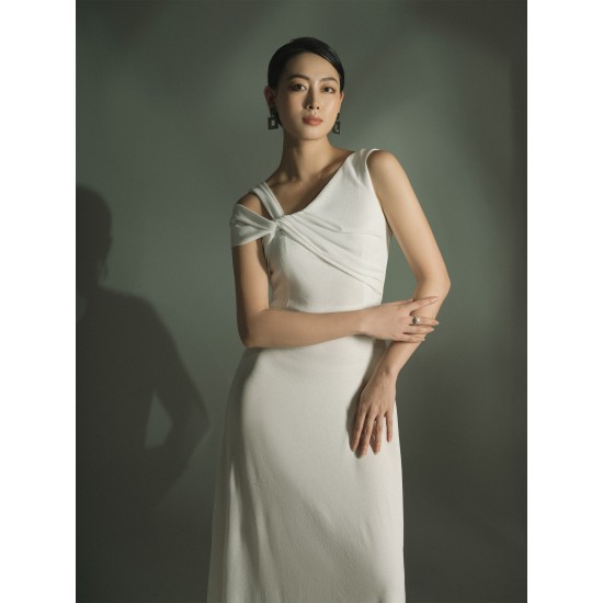 Eira Dress Clothes Women High Quality New Trend Elegant High Fashion Ladies Minimalist Style Maxi Casual Dresses Women