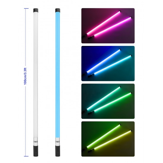 Free Shipping USA TL-120 Portable Wireless Battery Power 4ft RGB LED Tube Light bar Magic Mirror Selfie for Ipad Photo Booth