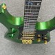 Green 7V Electric Guitar Ibn Brand With Gold Hardware Ship to USA