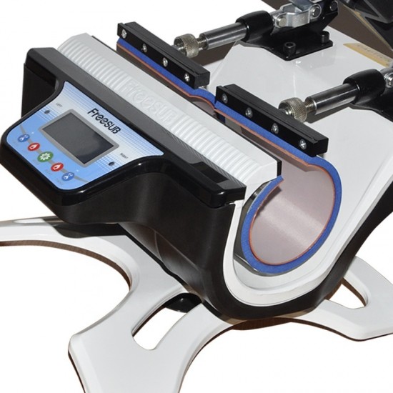 7 in 1 ST-210 Double Station 11 oz Mug Heat Press Machine Cup Heat Transfer Machine Coffee Sublimation Heat Printing Machine