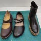 Custom High Quality 100% Genuine Leather Mary Jane Shoes Factory in Guangzhou China