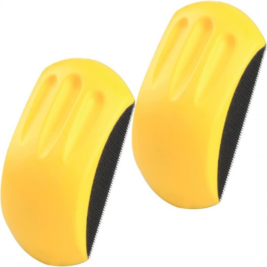 Factory 5 Inch 100 Pcs/1 Carton Mouse-Shaped Hand Sanding Block Pad Sanding Discs for Automotive Car Sand Woodworking Furniture