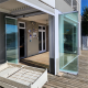 Grandsea High Quality Beautiful Design Frameless Folding Glass Door Tempered Glass Accordion Door Waterproof and Soundproof