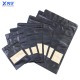 Stand up Pouch Ziplock Food Packaging Bag With Window and Black Kraft Paper Zipper Bag for Snacks