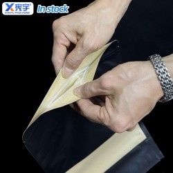 Black Kraft Paper Zipper Food Bag Moisture Proof Plastic Stand up Paper Bag With Windows Customizable Logo