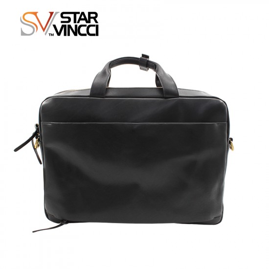 High Quality Leather Briefcase Handmade Italian Leather Bags Minimalist Fashion Shoulder Laptop Bag