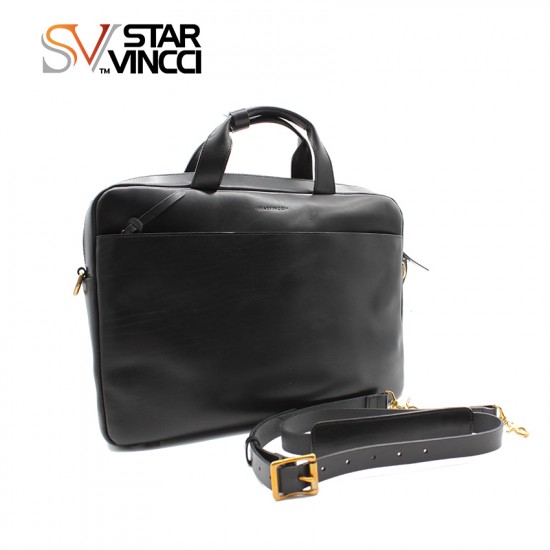 High Quality Leather Briefcase Handmade Italian Leather Bags Minimalist Fashion Shoulder Laptop Bag