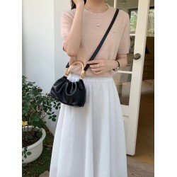 Litchi Grain Cowhide Box Bag Versatile Purses Popular Bag for Women Chain Women's Bags