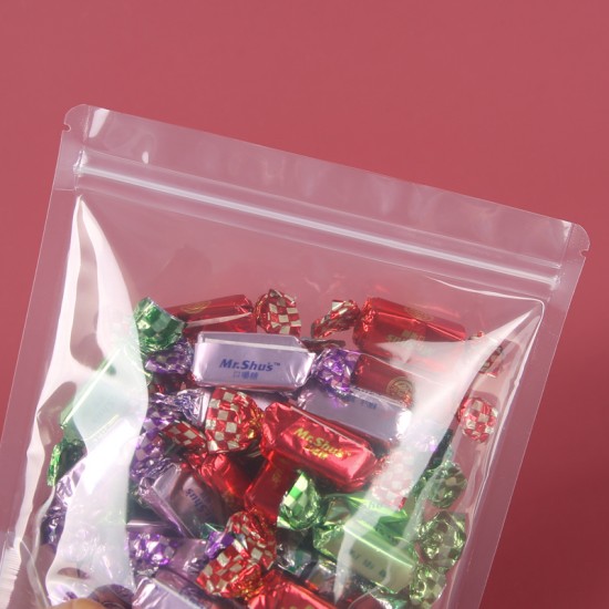 Wholesale Food Grade Resealable Aluminum Foil Stand up Pouch Ziplock Powder Packing Custom Printed Spice Packaging Candy Bags