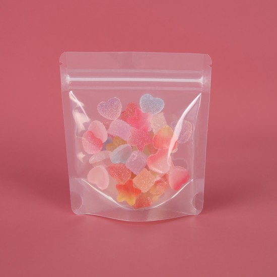 Wholesale Food Grade Resealable Aluminum Foil Stand up Pouch Ziplock Powder Packing Custom Printed Spice Packaging Candy Bags