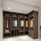 WAYMOVE Modern Bedroom Closet Wardrobe High-End Custom Wooden Design Space-Saving Modularity Glass Hotels Villas Clothes Storage