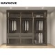WAYMOVE Modern Bedroom Closet Wardrobe High-End Custom Wooden Design Space-Saving Modularity Glass Hotels Villas Clothes Storage