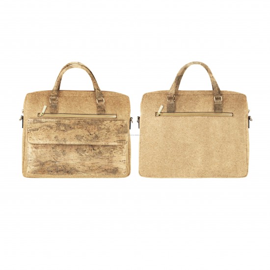 INFOCORK High Quality Fashion Cork Leather  Shoulder Bag Tablet Protector, Conference/Daily Use for Business & Casual