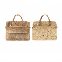 INFOCORK High Quality Fashion Cork Leather  Shoulder Bag Tablet Protector, Conference/Daily Use for Business & Casual