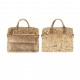 INFOCORK High Quality Fashion Cork Leather  Shoulder Bag Tablet Protector, Conference/Daily Use for Business & Casual