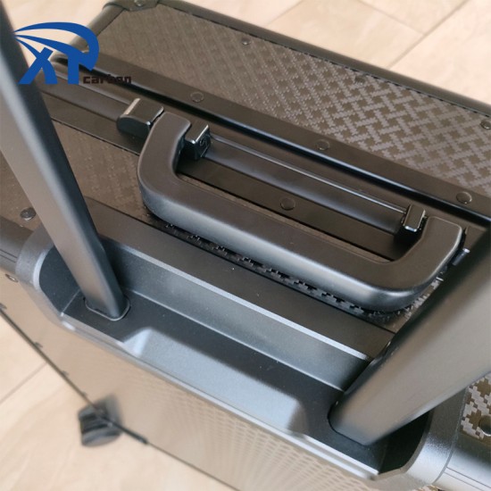 Usb Charging Port Luggage Trolly Bag With Tsa Lock Jacquard Carbon Fiber Suitcase Best Price Carbon Fiber Luggage