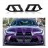 2PCS Dry Carbon Fiber Front Bumper Air Duct Vent Trim Replacement for BMW M3 G80 M4 G82 Front Bumper Air Duct Vent