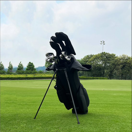 New 2024 Golf Course Two Colors to Choose Dull Polish Pu Leather Convenient Carrying Golf Bag
