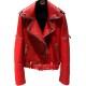 Top Sale Moto-biker Leather Jacket Short Jackets Leather Women's Clothes Leather Jacket