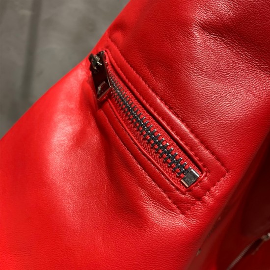 Top Sale Moto-biker Leather Jacket Short Jackets Leather Women's Clothes Leather Jacket