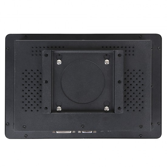 New 10.1 Inch Wall-Mounted IP65 Waterproof Industrial LCD Monitor High Brightness 1280*800 VGA  DVI USB PCAP Touch Monitors