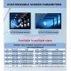 New 10.1 Inch Wall-Mounted IP65 Waterproof Industrial LCD Monitor High Brightness 1280*800 VGA  DVI USB PCAP Touch Monitors