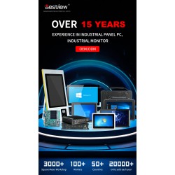 New 10.1 Inch Wall-Mounted IP65 Waterproof Industrial LCD Monitor High Brightness 1280*800 VGA  DVI USB PCAP Touch Monitors