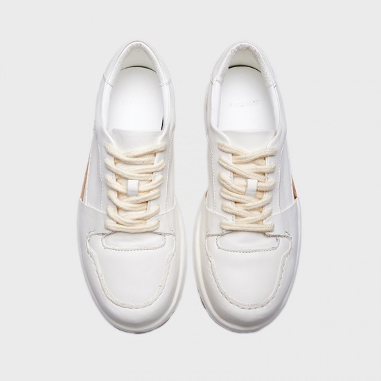 Wholesale Custom White Sports Sneakers for Men Breathable Odor-Proof Non-Slip Cushioned Shoes for Spring and Summer