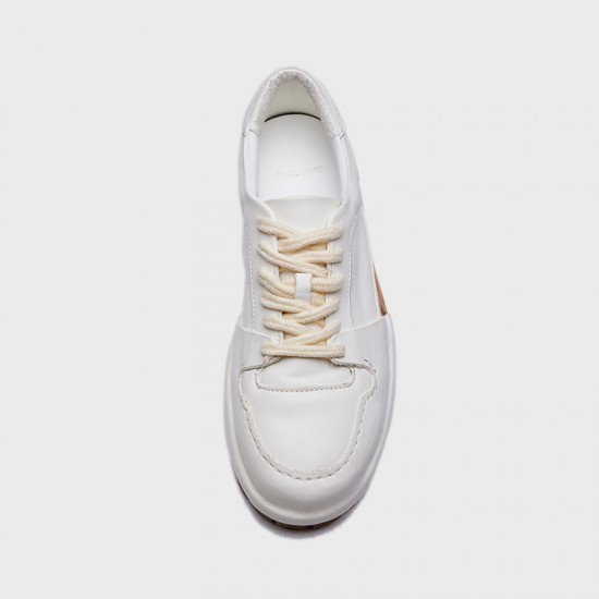 Wholesale Custom White Sports Sneakers for Men Breathable Odor-Proof Non-Slip Cushioned Shoes for Spring and Summer