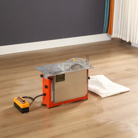 WANJIA Electric Wood Cutting Machine Portable Double Saw Blades Small Folding Panel Saw Table Saw Horizontal Style Core Motor