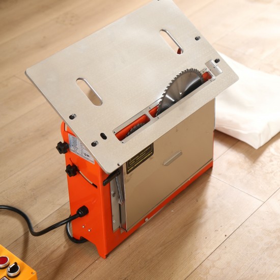 WANJIA Electric Wood Cutting Machine Portable Double Saw Blades Small Folding Panel Saw Table Saw Horizontal Style Core Motor