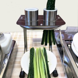 Commercial Stainless Steel Cucumber Slicer Vegetable Cutter Cutting Tool Cucumber Cutter Machine