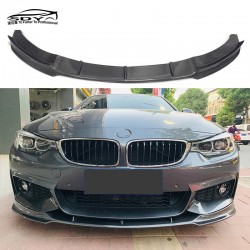 F32 F36 M Sport V Style Carbon Fiber Front Lip Front Bumper Lip Front Splitter   for BMW 4 Series F32