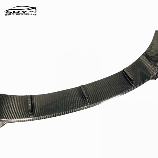 F32 F36 M Sport V Style Carbon Fiber Front Lip Front Bumper Lip Front Splitter   for BMW 4 Series F32