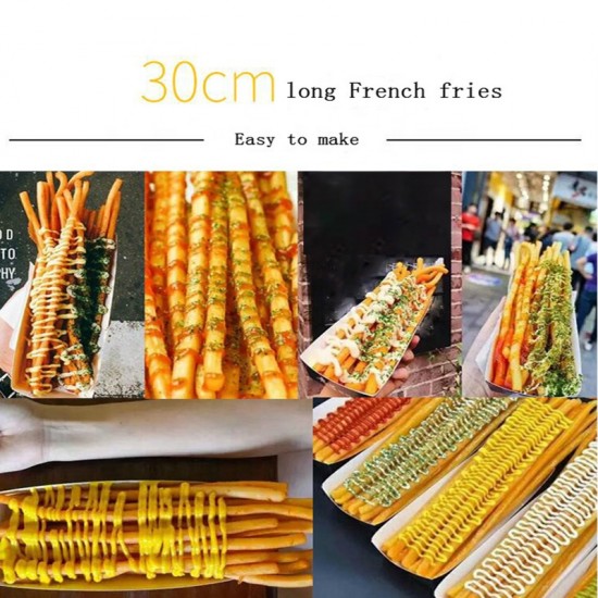 Manual Stainless Steel Super Long Potato French Fries Making Squeezer Potato Chips Maker Machine
